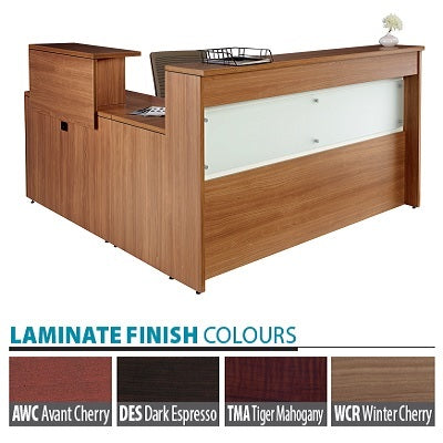 Picture of Workstation-Reception Ionic Suite, Winter Cherry