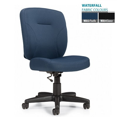 Picture of Chair-Task, Yoho With Armless, Waterfall Pacific Blue