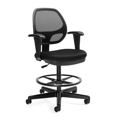 Picture of Chair-Drafting/Task Geo Low Mesh Back, Black