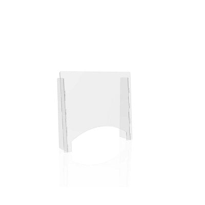 Picture of Barrier-Counter 1/8" Polycarbonate W/Pass Thru, 31.75"Wx36"H