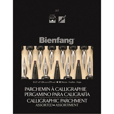 Picture of Calligraphy Parchment Paper 8.5x11, Bienfang #207, Assorted