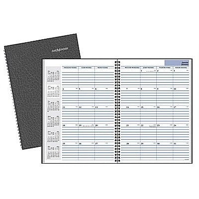 Picture of Planner-14 Month, Wire 7-7/8x11-7/8 Black, Bilingual 2022