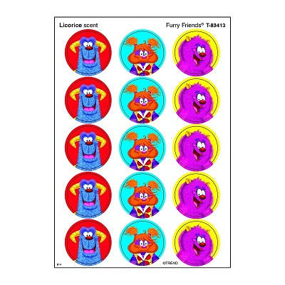 Picture of Stickers-Stinky Stickers, Furry Friends (Licorice Scent)